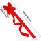 8 Pieces Christmas Cabinet Ribbons Bows Decorations Large Red Kitchen Cabinet Door Ribbons and Bows for Christmas Party Supplies